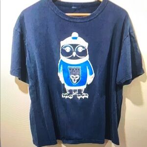 Navy Blue Owl Graphic Tee
